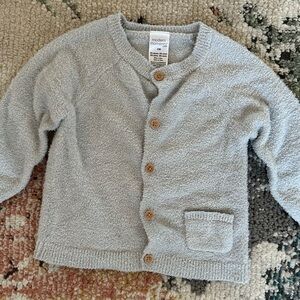 Modern Moments by Gerber 12 Month Plush Cardigan EUC Baby Girl